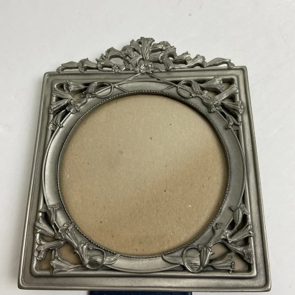 Vintage 1990s Pewter frame by Seagull Heavy metal